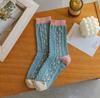 2025 New Women's Long Socks Thick Casual Fashion Floral