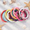 12pcs Friendship Bracelets Beaded Bracelets Heishi Bracelet Cute Bracelets Stack Vinyl Clay Disc Bead Surfer Stretch Summer Beach Bracelets For Women