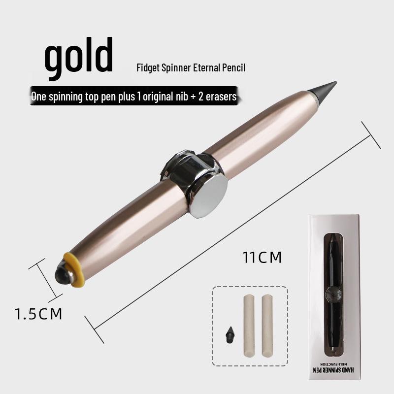 Rotating LED Luminous Gyroscope Pen Lamp