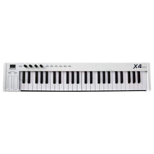 Midiplus X4 Mini MIDI Keyboard Controller, White