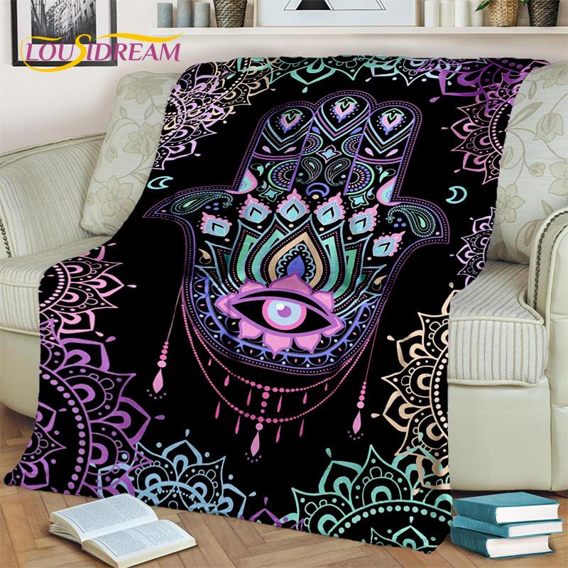 Evil Eye,Eye of Horus,Nazar Tree of Life  Blanket,Soft Throw Blanket for Home Bedroom Bed Sofa Picnic Travel Cover Blanket Kids