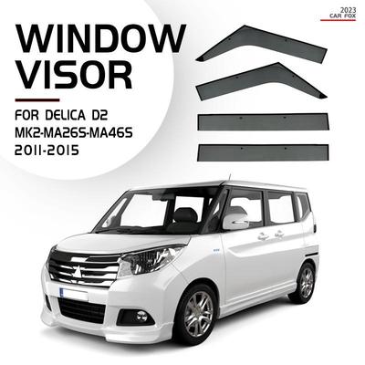 Deflektor střešního okna a sluneční clona pro Mitsubishi Delica D2