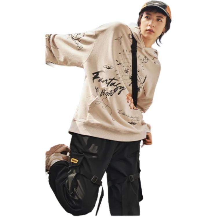 Li Ning CF Tracing Sweatshirt Unisex Apricot AWDSH33-2