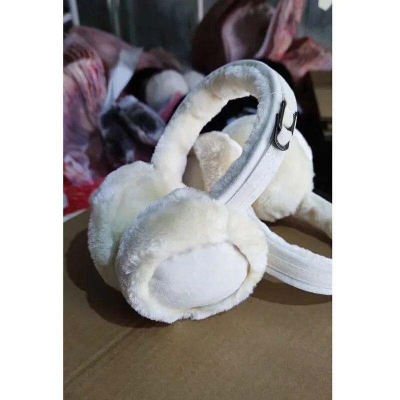 Căști pentru urechi, moale, mai încălzite de iarnă, căști pentru urechi, de pluș, pentru femei, bărbați, pliabile, de culoare solidă, căști pentru urechi, în aer liber, cu protecție împotriva frigului