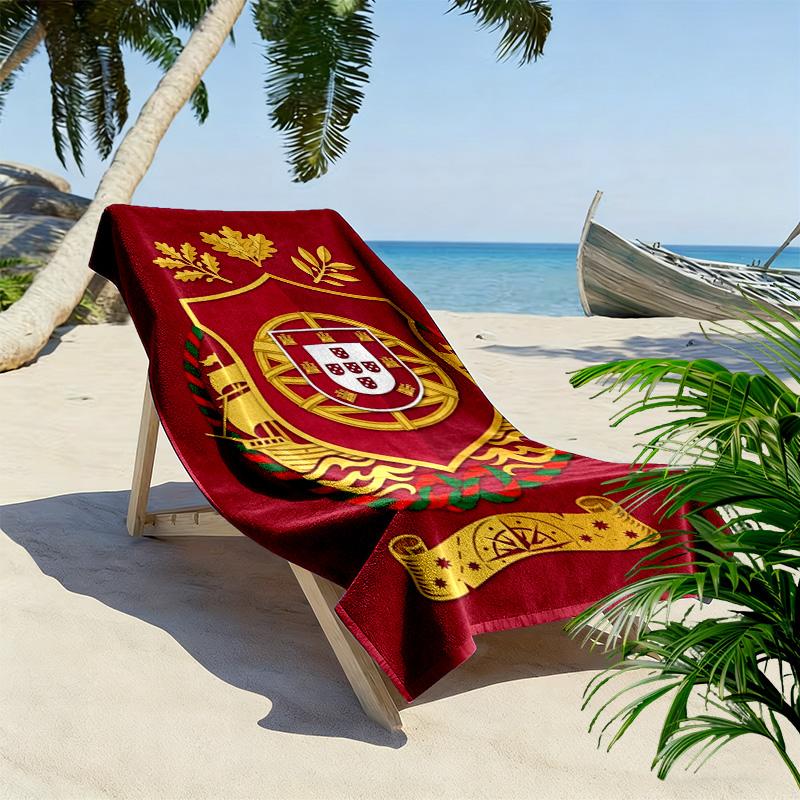 Royal Heraldry Celtic Artistry beach towel beach Beach towel for vacation photos swim seaside quick-drying swim towel Outdoor picnic beach mat beach