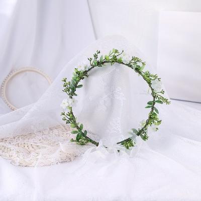 Bride Flower Crown For Wedding Floral Garlands Crown Hair Wreath Flower Headbands Women Bride Floral Headbands