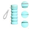 Water Bottle, 500ml Silicone Lightweight Reusable Sports Drinking Cup for Hiking Backpacking