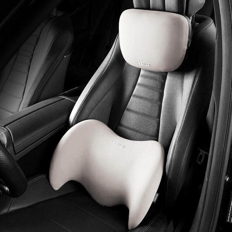 Mercedes Car Lumbar Support Cushion - Driver Seat Back Pillow