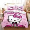 Hello Kitty Duvet Cover Set Bedding Covers 3-Piece Set 1 Quilt Cover Luxury Children Double