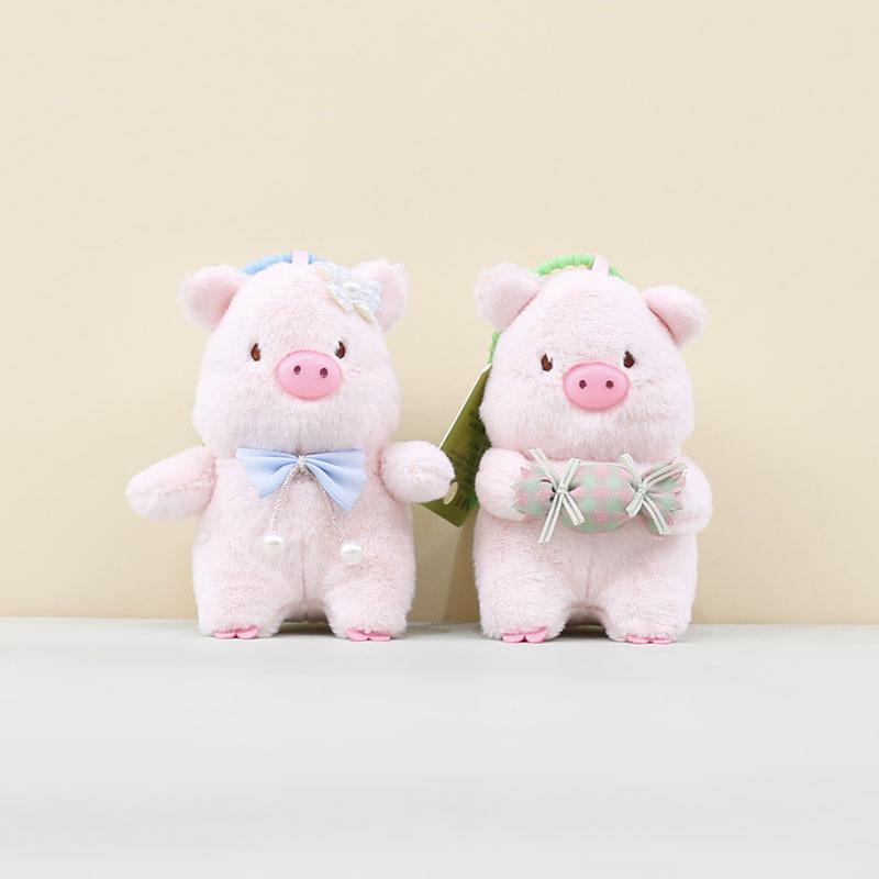 Keychain Plush Pig Stuffed Animal With Pp Cotton Filling For Girls Bag Gift