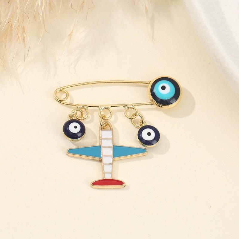 Yutsai Korean Style Cartoon Cute Expression Brooch Zircon Alloy Brooch Pin Jewelry Gifts PD2304