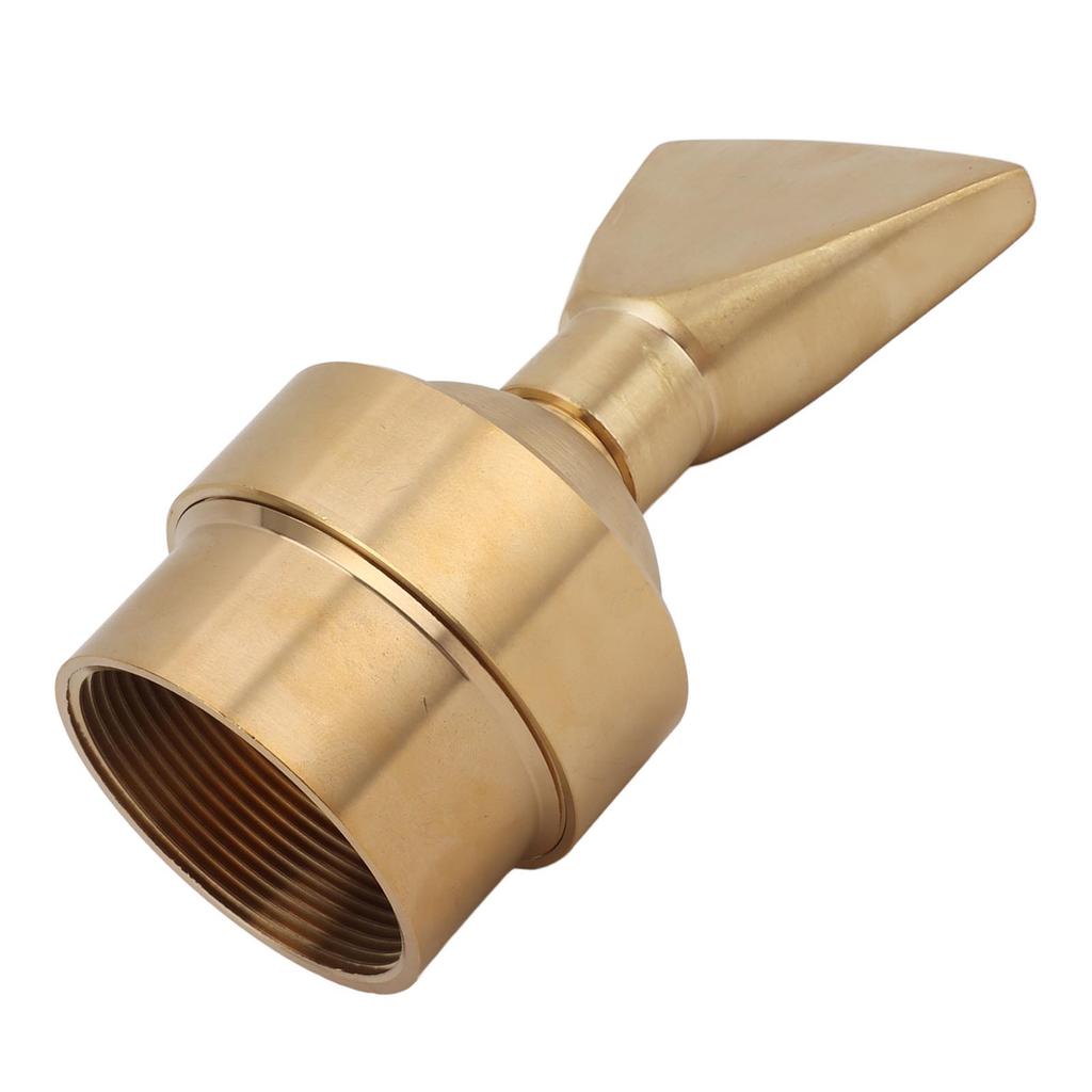 Vifteformet fontenedyse Kobber Justerbar Jevn Vannsprut Vifteformet Fontenesprøytehode for