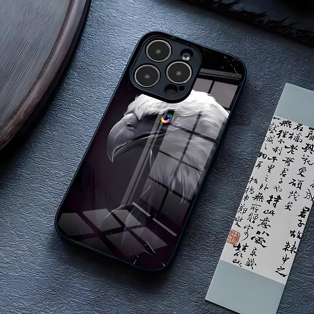 American USA Flag Eagle Phone Case For IPhone 13 Pro Max 14 16 Plus 12 Mini 11 15 X XR XS 8 7 Plus SE Tempered Glass Cover