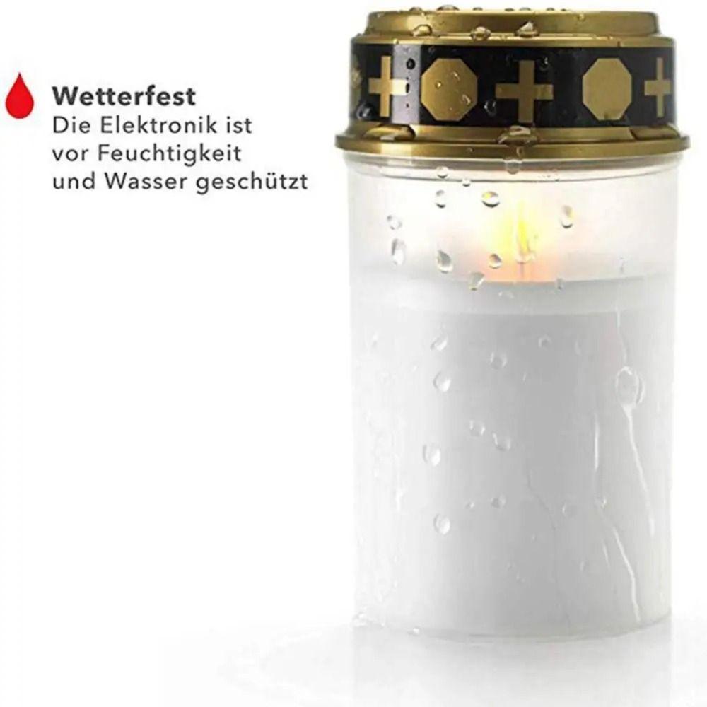 Waterproof Electronic Candle Light Rainproof Lawn Lighting Light Tea Light Pathway Yard Patio