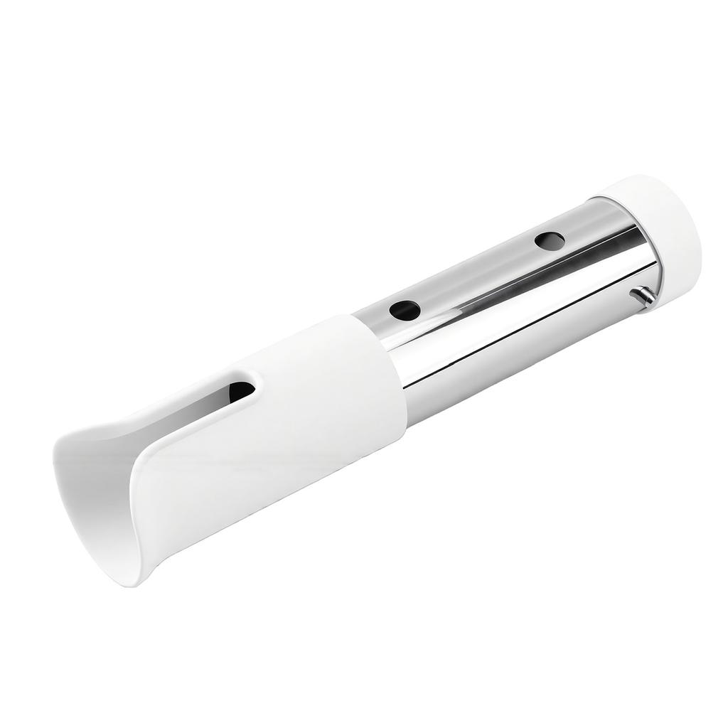 Single Tube Boat Rod Holder 316 Stainless Steel Wall Mounted Fishing Pole Holder For Yachts Kayak Boat White