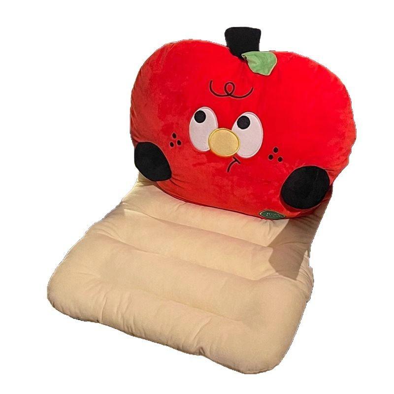 Apple Pear Appearance Lazy Sofa Cushion Embroidered Design Suitable For Office
