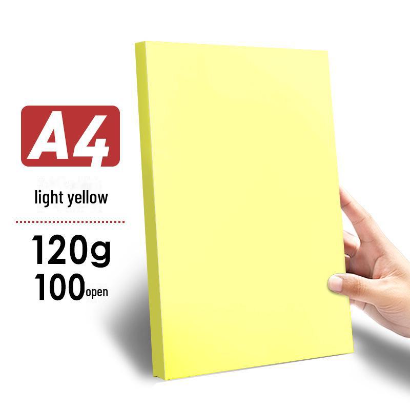 Zpevněný barevný kartonový papír Yuanhao A4 - 120G/160G pro kutily, tvoření ve školce a tisk