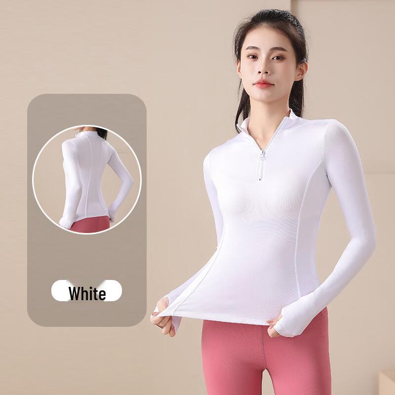 WEZHO Athletic Half-Zip Long Sleeve Training Top