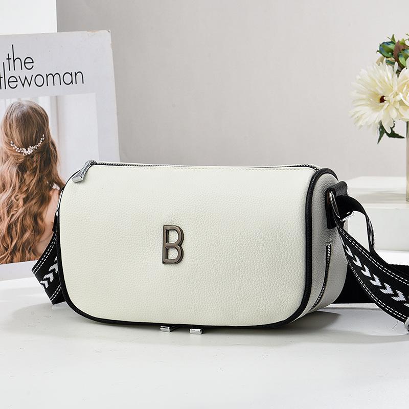 Yiran Furniture Nieuwe Ruitjes Kleine Tas Meerlaags Mode Casual Kleine Tas Trendy en Sfeervol E&eacute;nschouder Onderarm Crossbody Tas . white