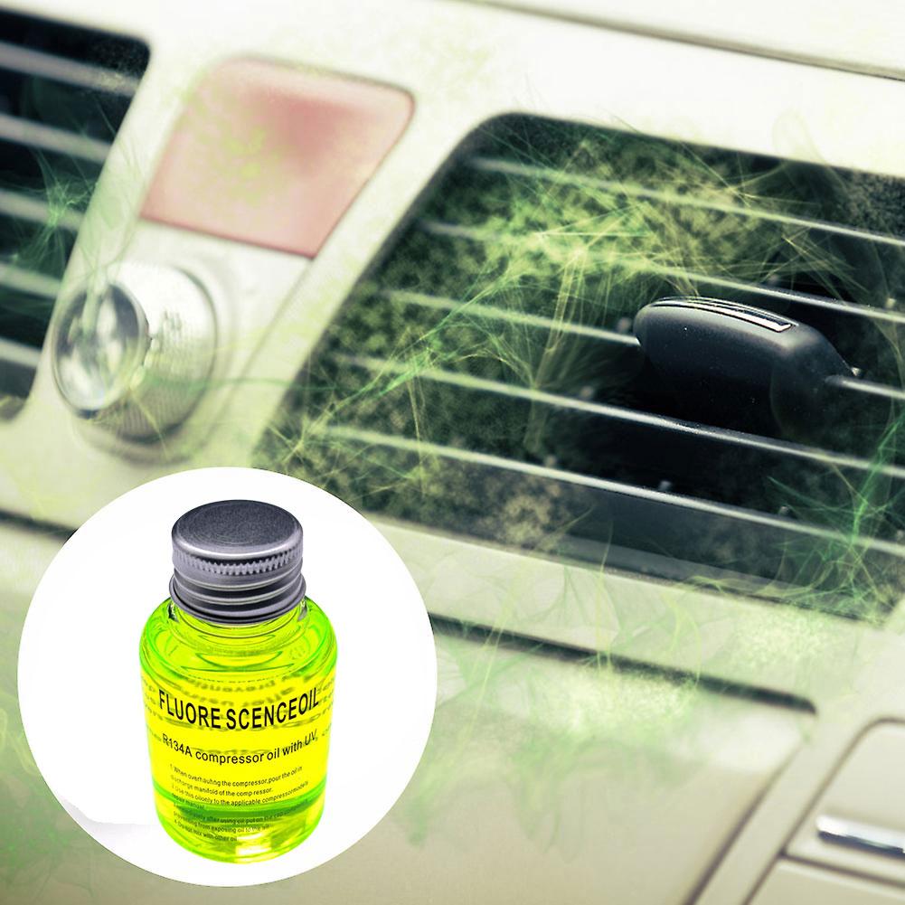 60ml Car Air Conditioner Leak Fluorescent Car Air Conditioning Repair Oil Light Pipeline Detection Tracer Maintenance Tool