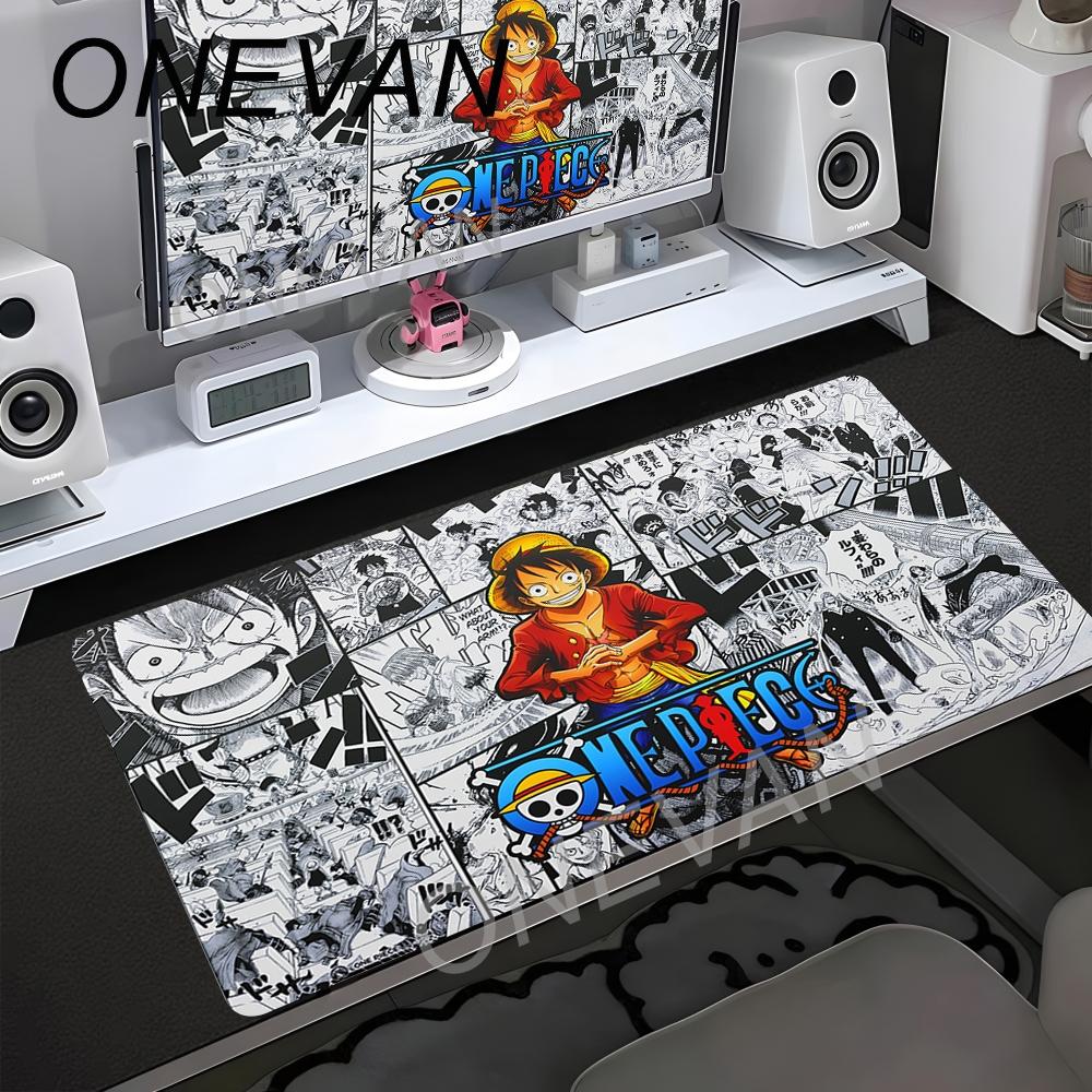 ONE PIECE Luffy Mouse Pad Gaming Desk Mat Waterproonti-Slip Mousepad Large Extended Mousepad Anime Speed Deskmat Xxl