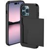 Shockproof Heavy Hard Case with Card Slot for IPhone 16 Pro Max 15 Pro Max 14 Pro Max