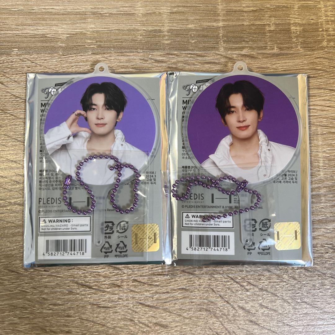 

[USED] Seventeen Follow Again Mini Picket Mini Fan Wonwoo