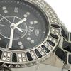 Dior CD113119 Crystal Diamond Bezel 16P Quartz Date Watch Round Face Wristwatch