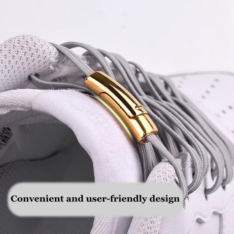 Magnetic Shoelace Elastic Flat Shoe laces No Tie Shoelaces Quick Magnetic Lock Lazy Laces for Kids and Adult 24 Colors
