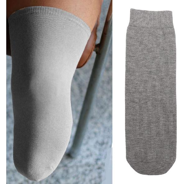5 Adet Protez Çorabı, Ampute Çorabı, Ampute İçin Diz Kütüğü Sıkıştırıcı, Esnek Kalınlaştırılmış Pamuklu Nefes Alabilen Koruyucu Kütük Çorapları Kompresyon Çorapları