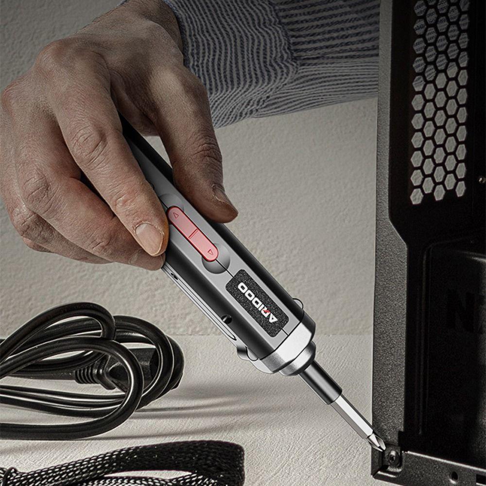 Ergonomic Cordless Screwdriver Portable Electric Drill Lightweight Power Drill  Maintenance Repair