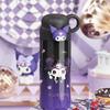 Sanrio Kuromi Stainless Steel Water Bottle, Cute Cartoon Thermos, Vacuum Insulated, Portable Cup, Dual-Use Lid, Easy to Clean, Perfect for Commuting,