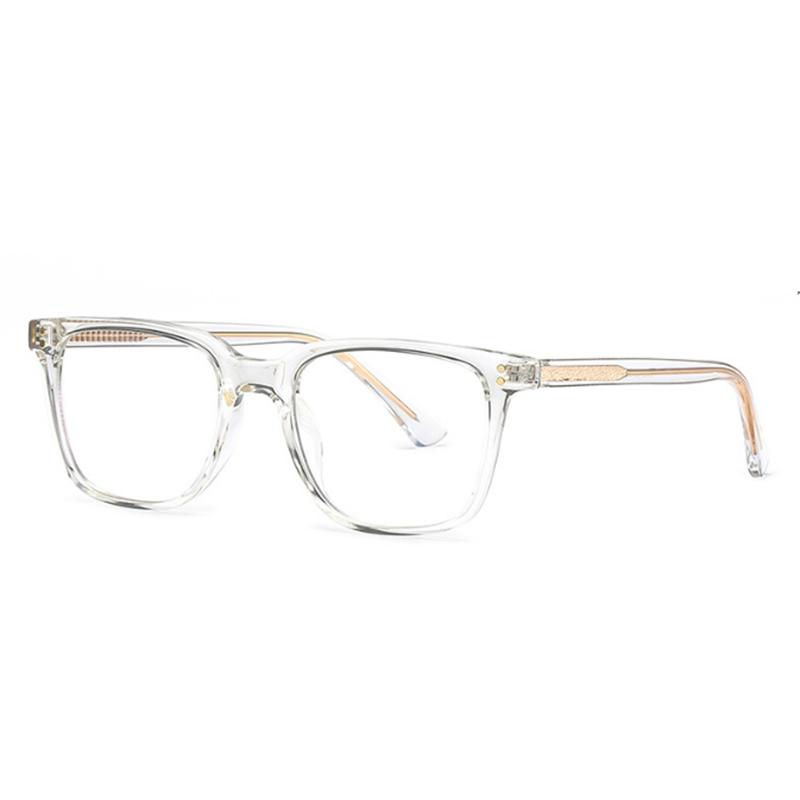 Square Rivets Photochromic Glasses Men Women Myopia Eyeglasses Students Short Sight Eyewear 0 -0.5 -1 -1.25 -1.5 -2.0 To -6