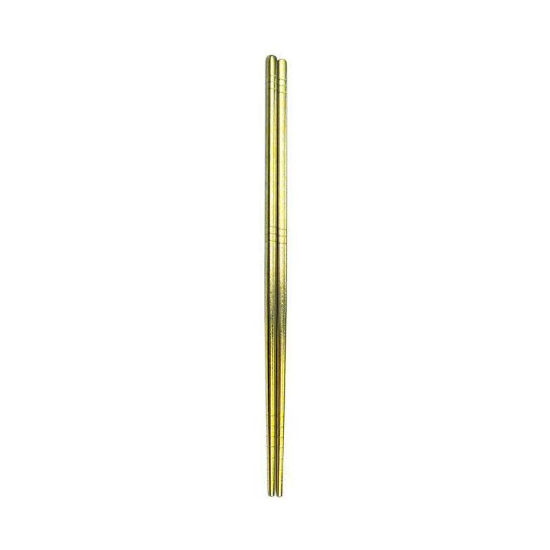 1 Pc 23cm Pure Titanium Chopsticks 5 Colours Available Heat Insulation Luxury Family Tableware For Home Resturant Gathering