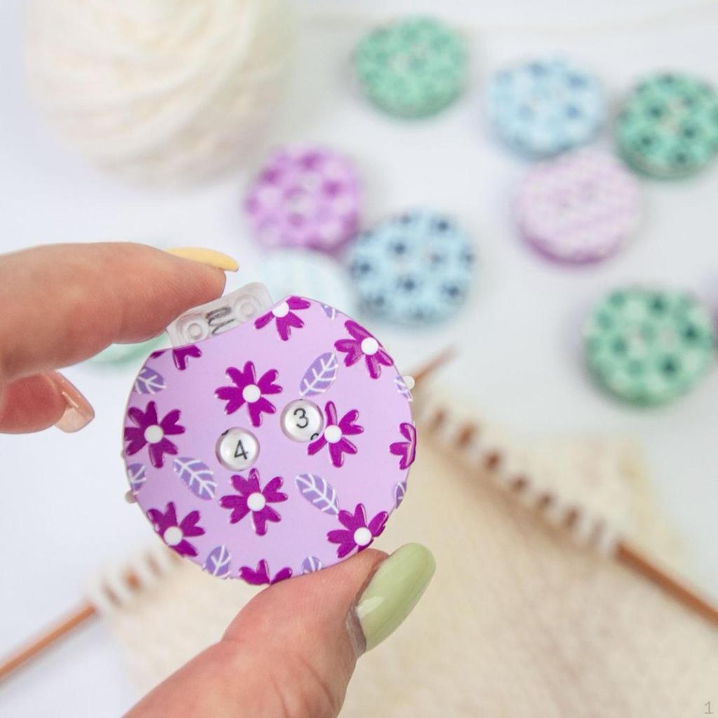 Crochet Row Counter Crocheting DIY Making Knitting Tools Portable for Sweater Rows Counting