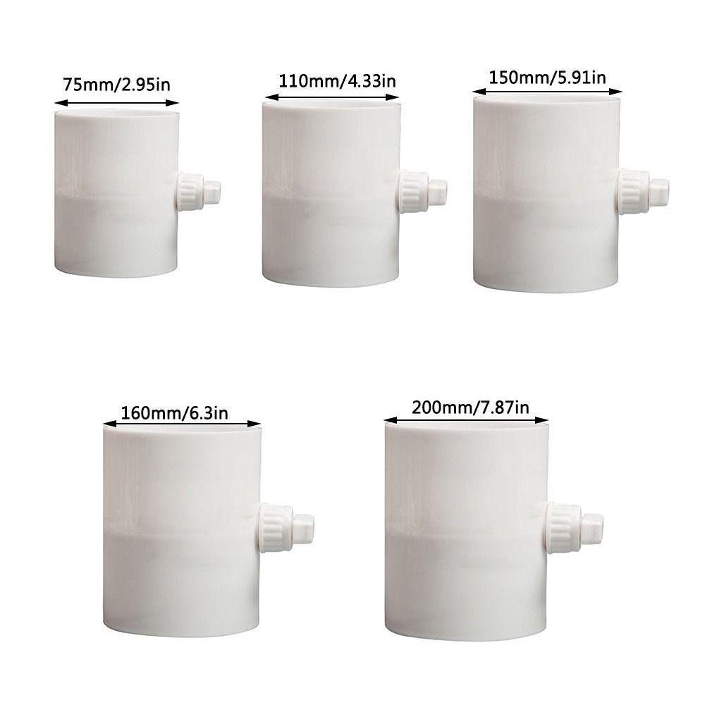 PVC Regulating Valve Round Pipe Air Volume Valve Portable Check Valve  Ventilation