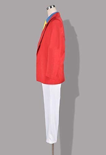 [Housaku Co., Ltd.] The Great Thief Series: The Third Generation Phantom Thief Cosplay Costume, 2nd Edition, Red Jacket, Adult Suit Set, Men's, Event,