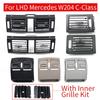 LHD Front Rear Fresh Air Vent Outlet Grille For Mercedes Benz W204 C-Class C180 C200 C220 C230 C260 C300 350 2007-2011