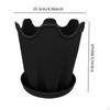 Blumenpot Plant Containers with A Tray Multi -purpose Flower Container Drainage Hole for