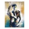 Abstract Couple Kiss Hug Erotic Nude Lovers Embracing Fantasy Sexual Poster Wall Art Pictures Canvas Painting Room Home Decor
