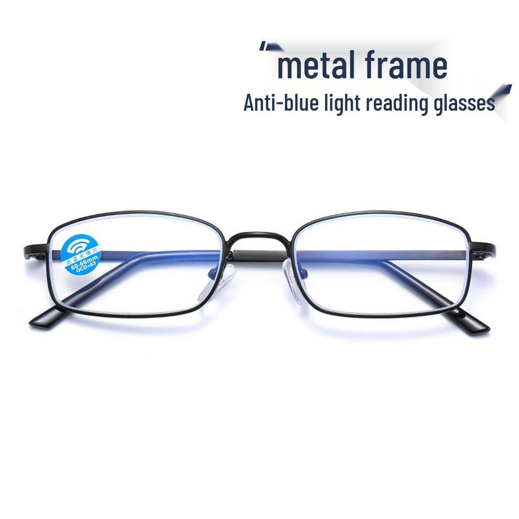 Stylish Black Frame Anti-Blue Light Reading Glasses for Women & Men