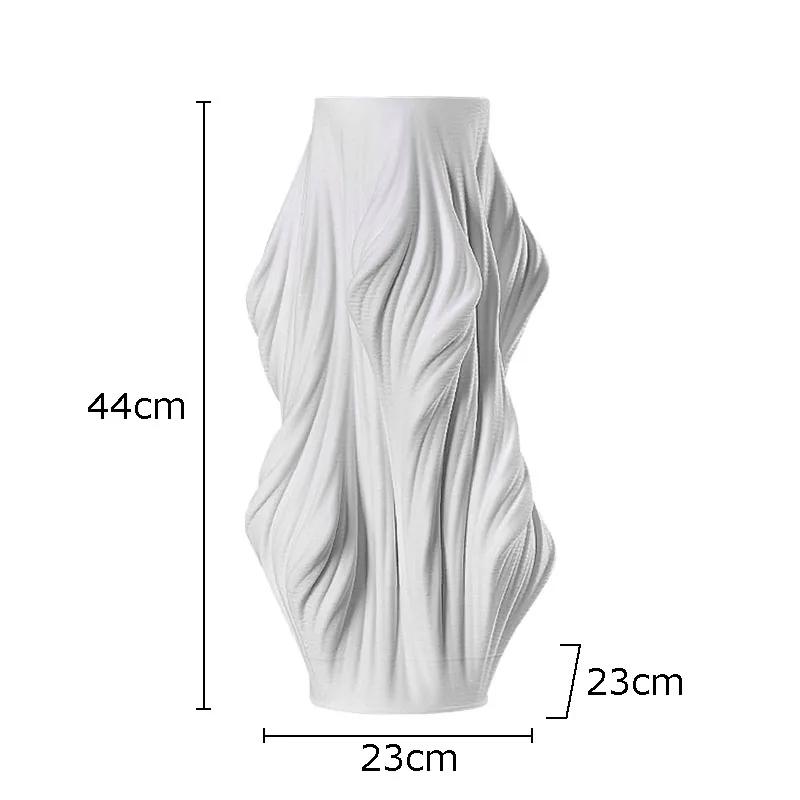 Creative Ceramic Vase Desk Decoration Artificial Flowers Decorative Flower Arrangement Room Aesthetics Decor Floral Vases