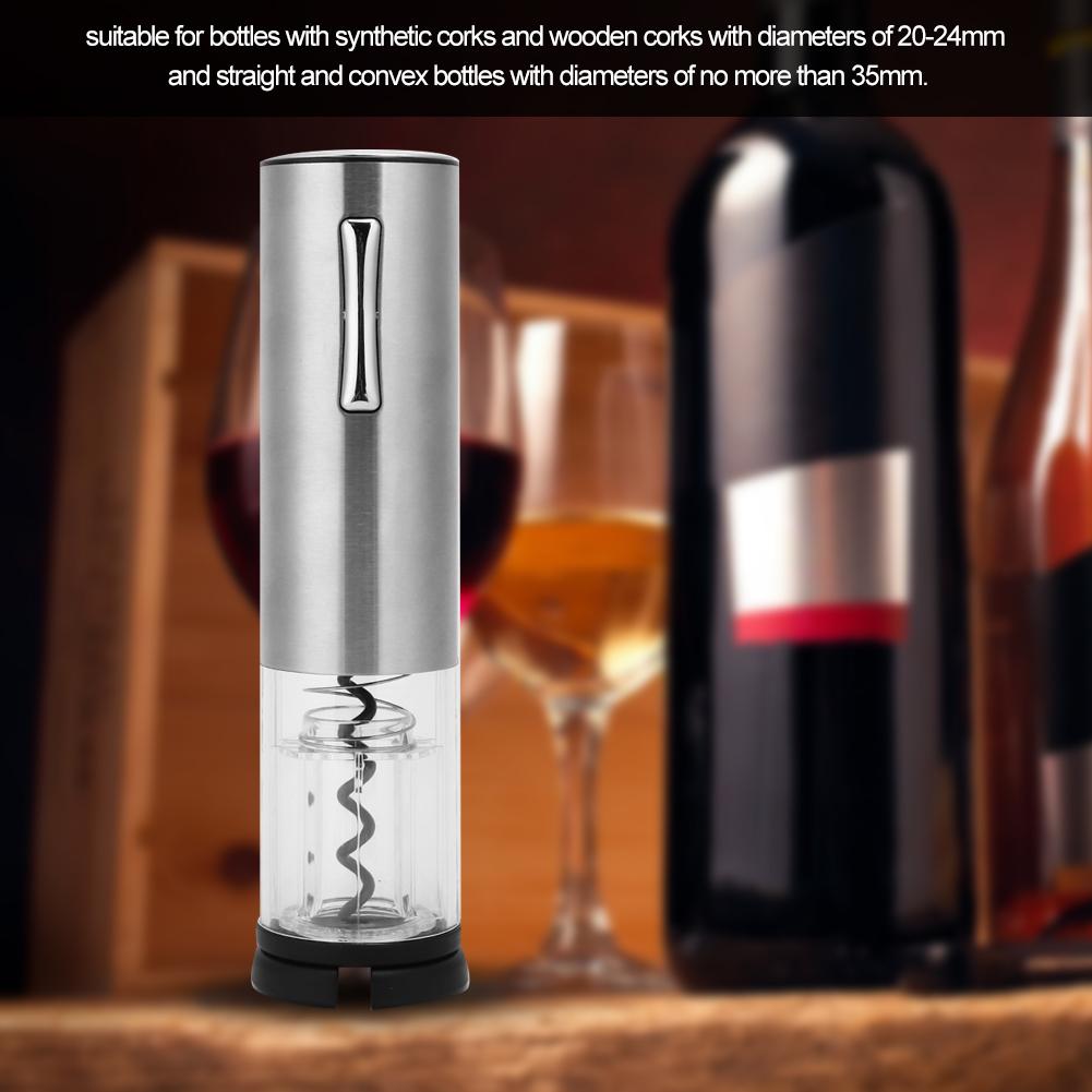 USB Wiederaufladbarer Intelligenter Elektrischer Weinöffner Vollautomatisch Flaschenöffner Silber