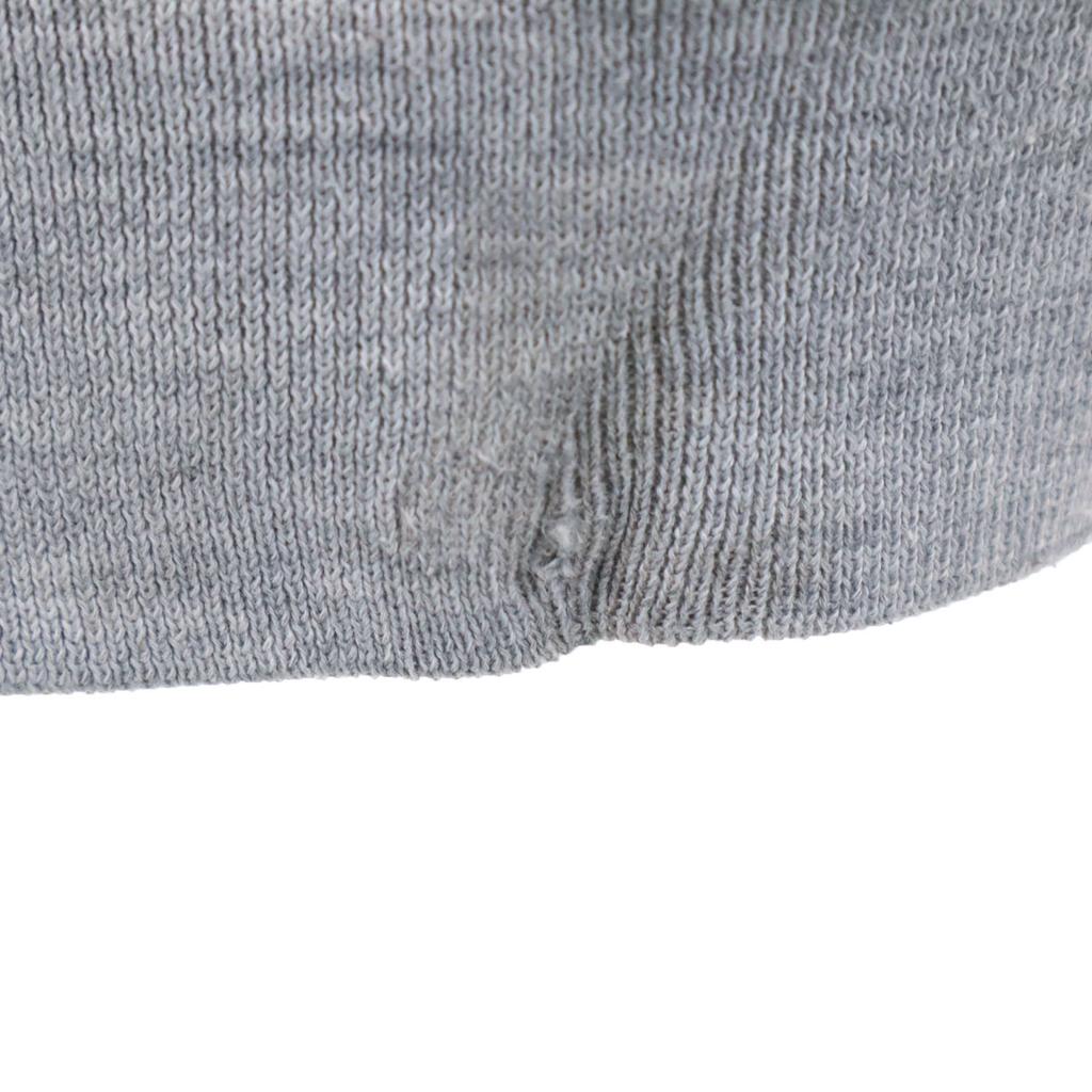 Nike 90s Old Silver Tag Long Sleeve Sweat Zip Hoodie L Gray Back Brushed Men's Used