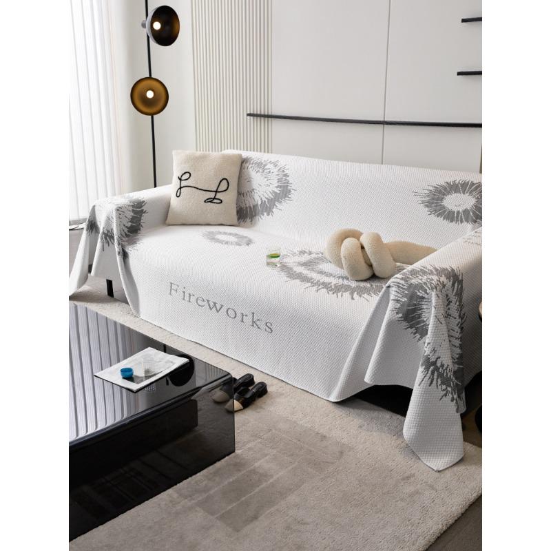 Summer Cool Sofa Cover Cloth Full Covered Summer Non-Slip Sofa Cover Anti-Scratching Sofa Cover