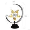 Battery / USB Powered Romantic LED Desk Lamp for Living Room Office Decorative