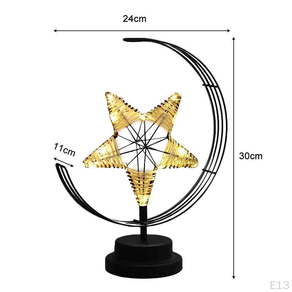 Battery / USB Powered Romantic LED Desk Lamp for Living Room Office Decorative