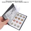10 Pages 120 Coins Portable Pocket Coin Album Collection Book Collecting HolderBlack
