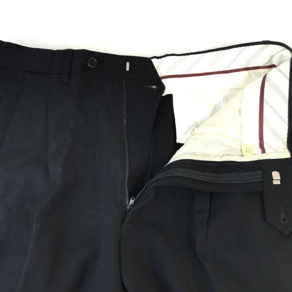 DALTON & FORSYTHE Luigi Botto Fabric 3 Button Suit Set Men L A6 Black Wool(USED)