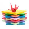 100pcs/pack Colorful Paper Student Handmade Paper Square Cardboard Kindergarten Color DIY Paper Card Greeting Card